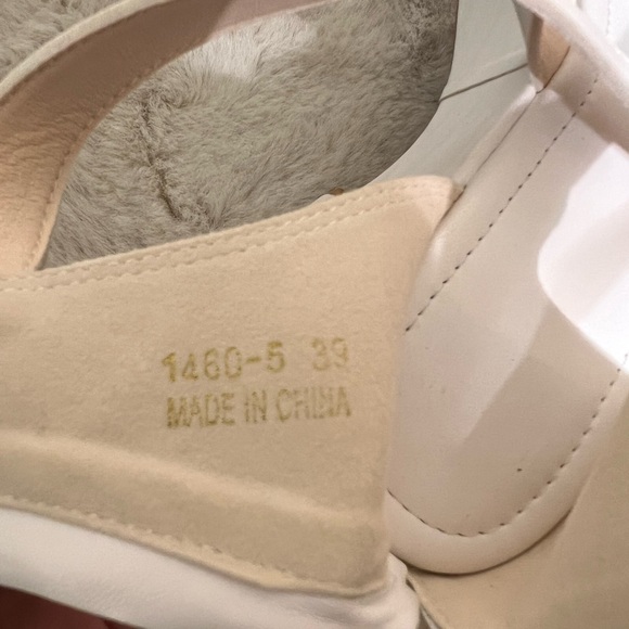 White Platform Strappy Heels - Picture 7 of 7